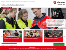 Tablet Screenshot of malteser-ssd.de
